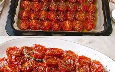 Chutné pečené konfitované cherry rajčátka
