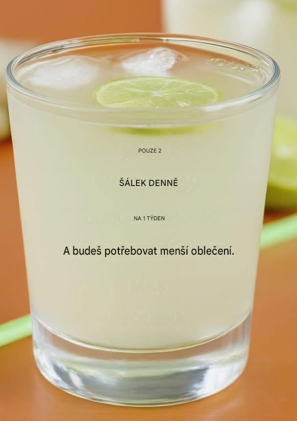 Domácí dvousložková směs, která rozpouští břišní tuk