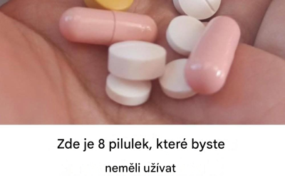 Osm pilulek, které byste neměli užívat, protože poškozují vaše ledviny