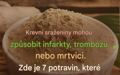 7 účinných potravin na ředění krve, které byste měli znát