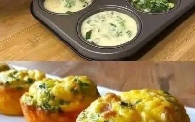Recept na zeleninové omelety na muffiny pro děti