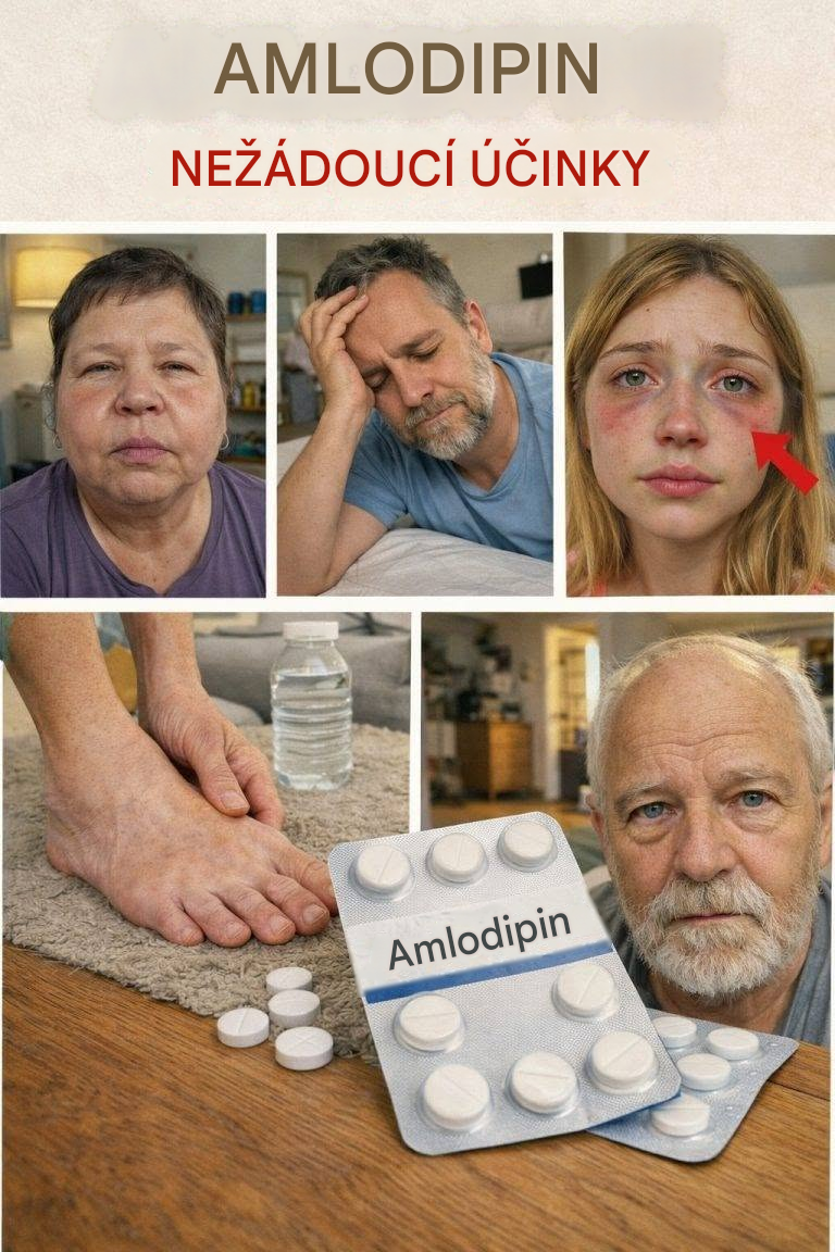 Jaké jsou nejčastější nežádoucí účinky amlodipinu? 12 věcí, na které si dát pozor