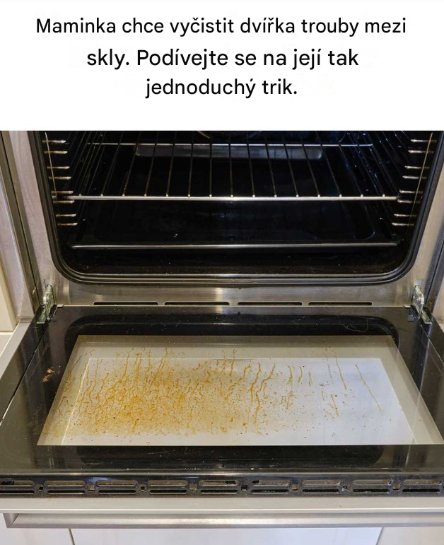 Jednoduchý trik na čištění skla dvířek trouby: Zářící výsledky bez agresivních chemikálií