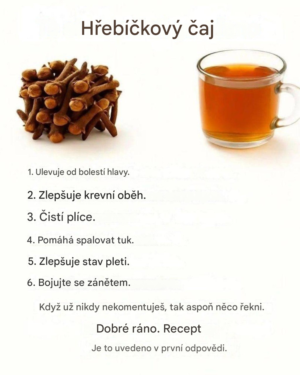 18 účinných způsobů, jak používat hřebíčkový čaj: Váš hřejivý spojenec pro přirozené posílení vaší pohody?