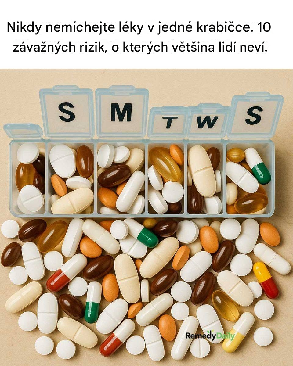 Nikdy nemíchejte léky v jedné krabičce. 10 vážných rizik, o kterých většina lidí neví