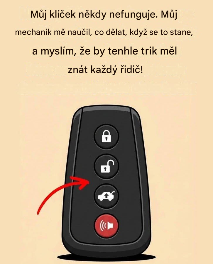 Vyzkoušejte tyto triky, když vám přestane fungovat klíčenka