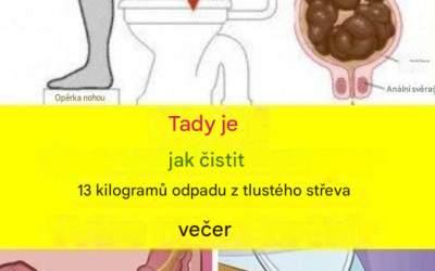Naučte se, jak vyčistit tlusté střevo od 15 kilogramů odpadu za jednu noc