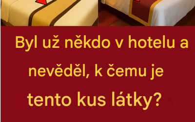 Záhadný kus látky na hotelové posteli: Víte, k čemu slouží?