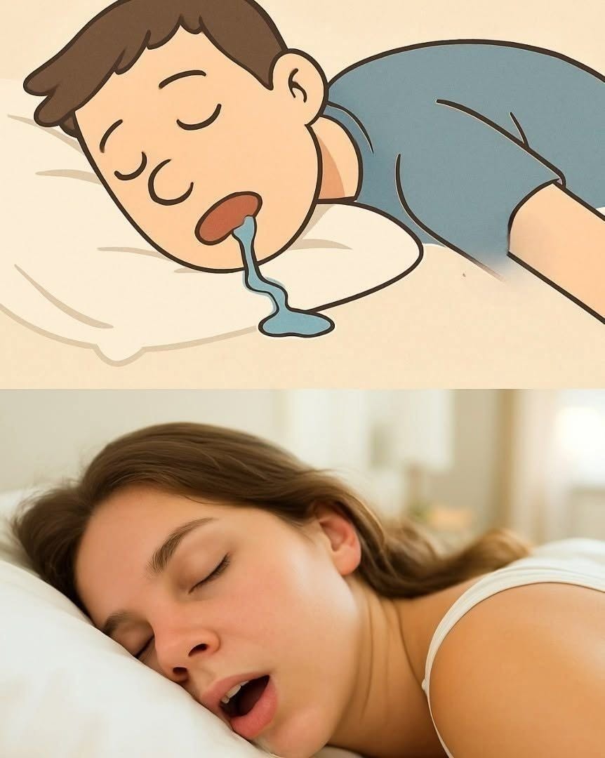 Pokud slintáte, když spíte, je to znamení, že vaše
