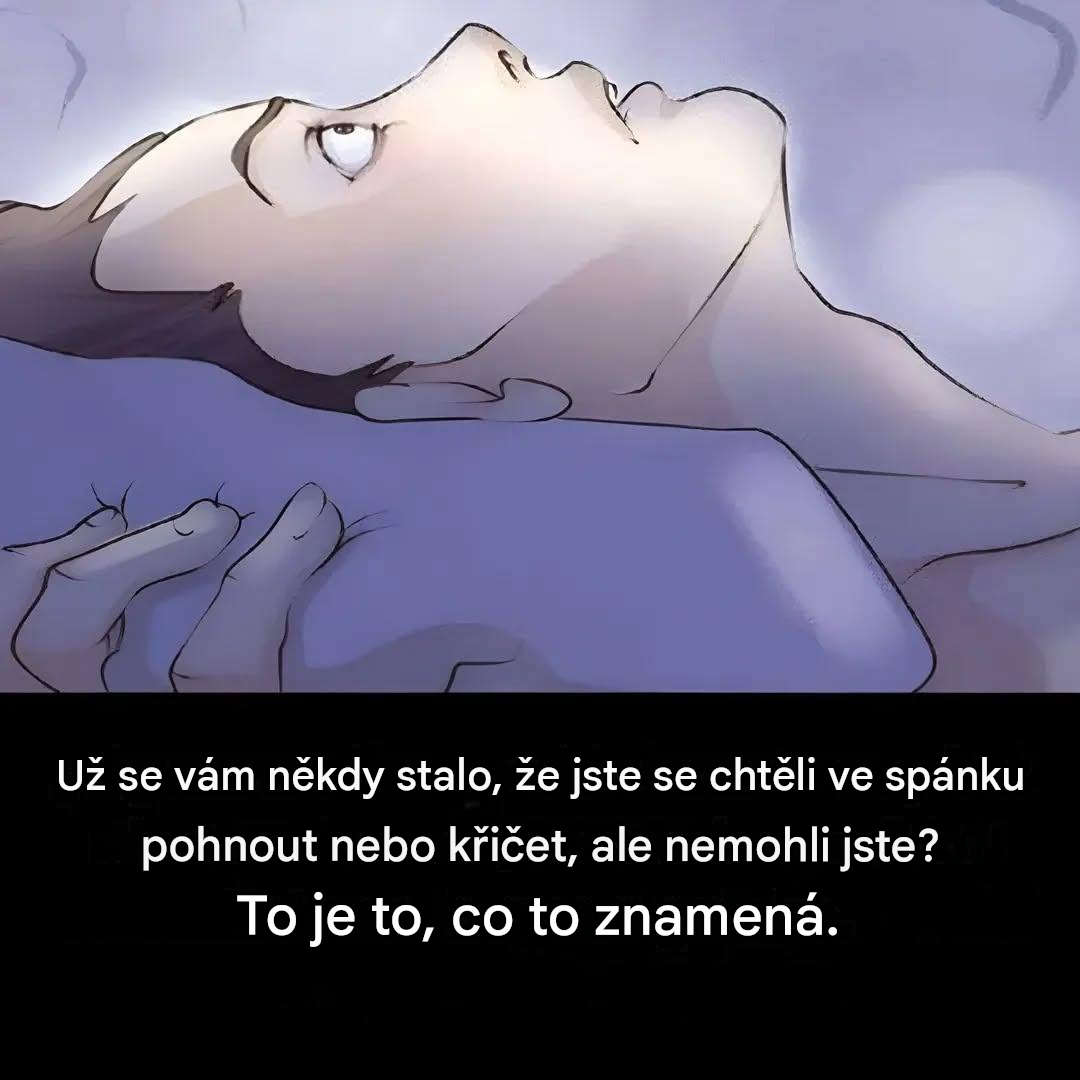 😨🌙Už se vám někdy stalo, že jste během spánku cítili něčí přítomnost a nemohli jste se pohnout?