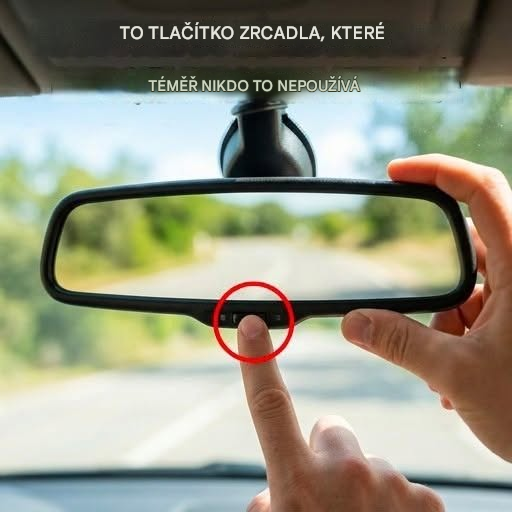 Toto tlačítko na zpětném zrcátku se používá jen zřídka, ale při řízení může mít obrovský význam. Je to malý detail, který mnoho lidí přehlíží, a jakmile ho objevíte, zcela promění zážitek z jízdy.