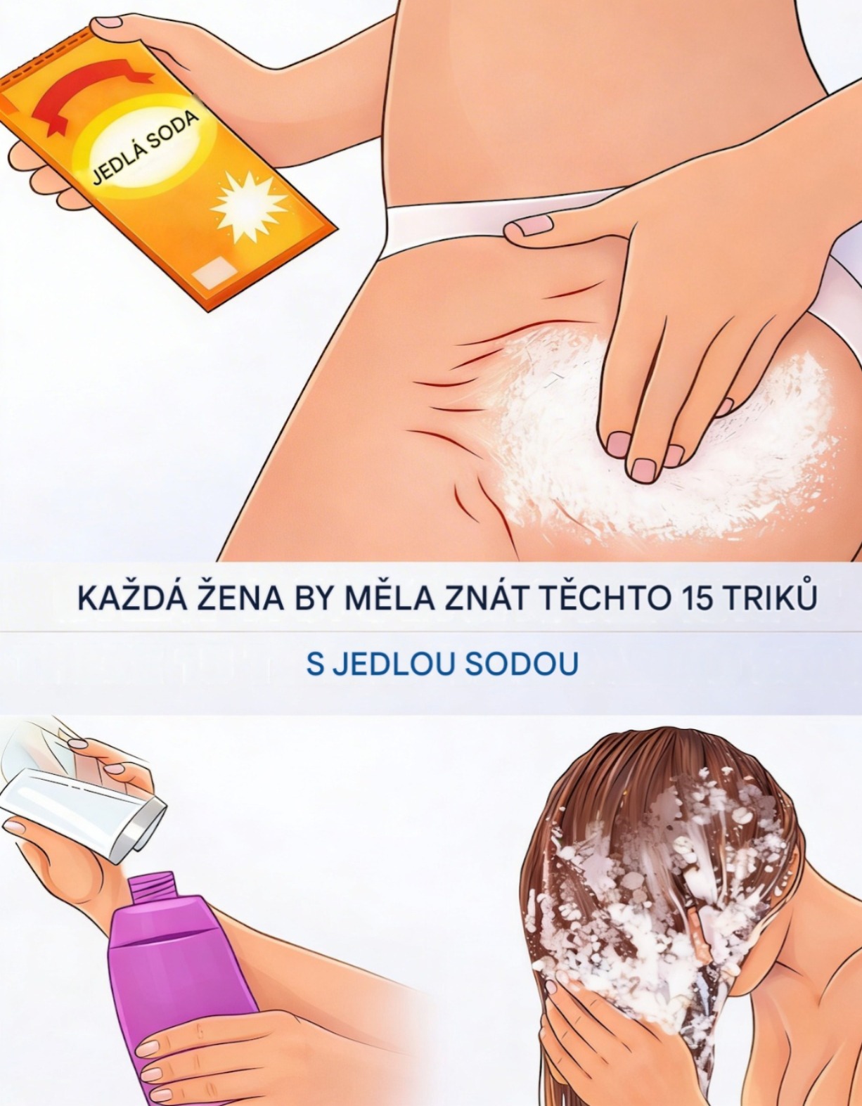 Malá bílá krabička ve vaší spíži: 13 tipů na každodenní použití jedlé sody pro přírodní krásu, pohodlí a svěžest domova