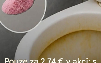 Pouze za 2,74 € v akci: s tímto produktem bude vaše toaletní mísa opět zářivě bílá.