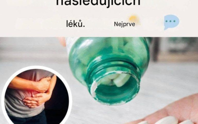 NIKDY nepoužívejte hořčík, pokud užíváte některý z následujících léků…