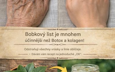 Bobkové listy jsou mnohem účinnější než botox a kolagen! Odstraňují všechny vrásky a jemné linky. Musíte něco říct, abych mohla i nadále dostávat své recepty.