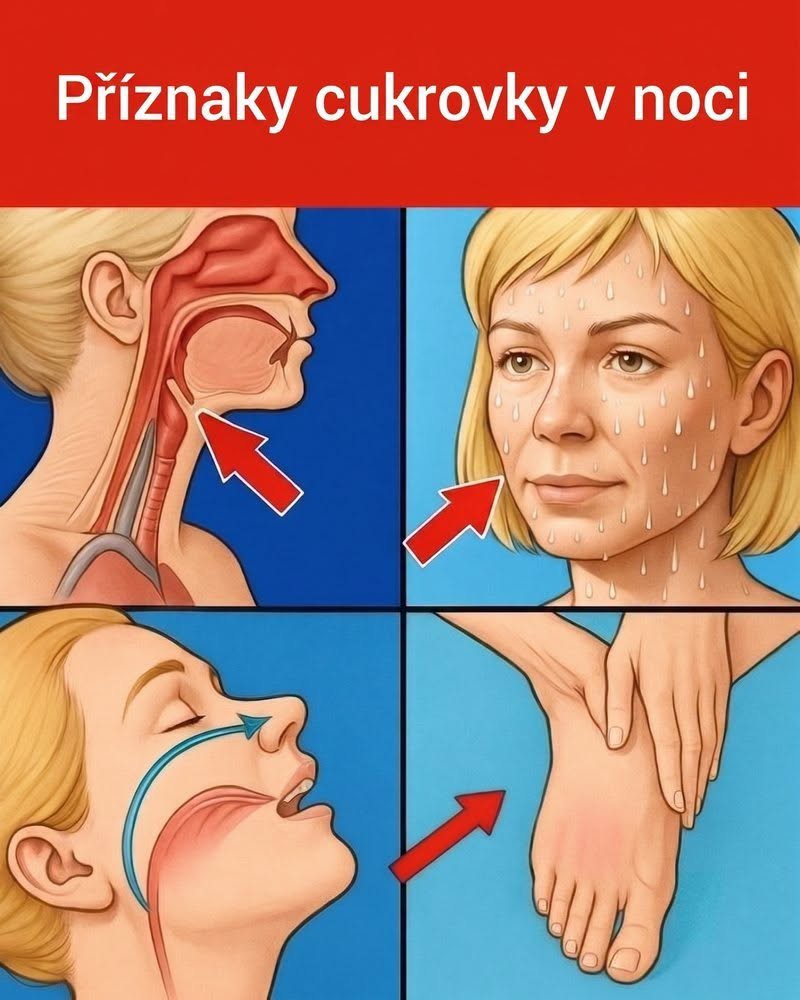 5 příznaků cukrovky, které se objevují v noci